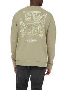 Moletom Only and Sons Cesc verde para homens