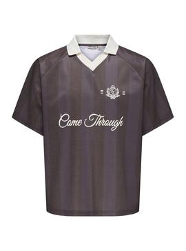 Polo Only and Sons Zidan roxo para homem