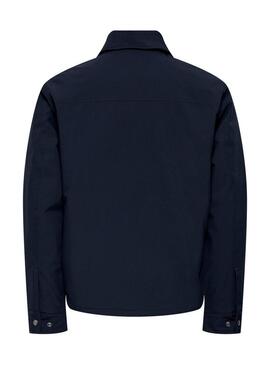 Sobrecamisa Only and Sons David acolchoada marinho para homem