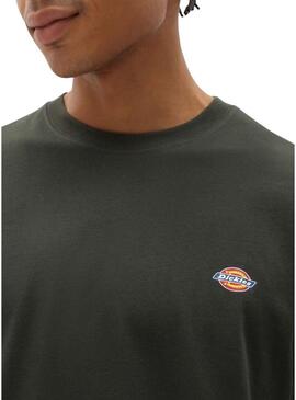 Camisa Dickies Mapleton verde para homem.