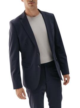 Casaco El Pulpo ultraleve em azul-marinho para homem