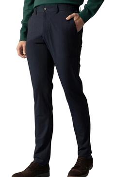 Calça terno El Pulpo conforto azul marinho para homem