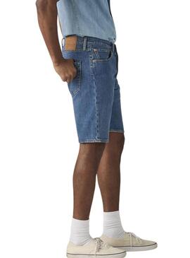 Bermudas de ganga Levi's 501 originales azules para homem.