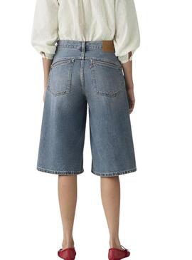 Shorts Levis Super Baggy Jort denim para mulher