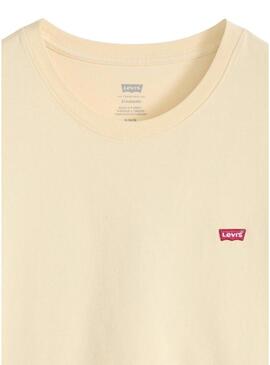 Camisa Levi's Original amarela para homem.