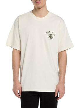 Camiseta Dickies Amberley bege para homem.