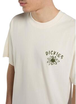 Camiseta Dickies Amberley bege para homem.
