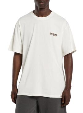 Camiseta Dickies Sunflower branca para homem