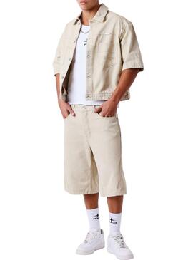 Calções Project x Paris Knockout tostados para homem.