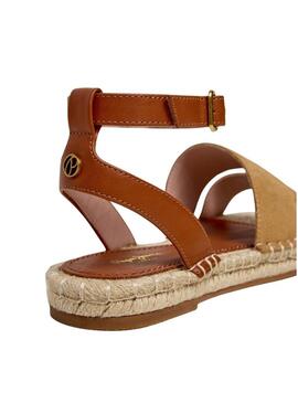 Sandálias Pepe Jeans Auri bege para mulher