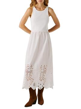 Vestido Pepe Jeans Naomi branco para mulher