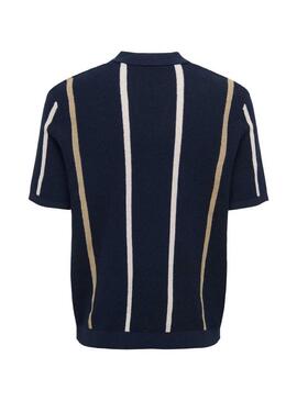 Polo Only and Sons Dark Navy para homem