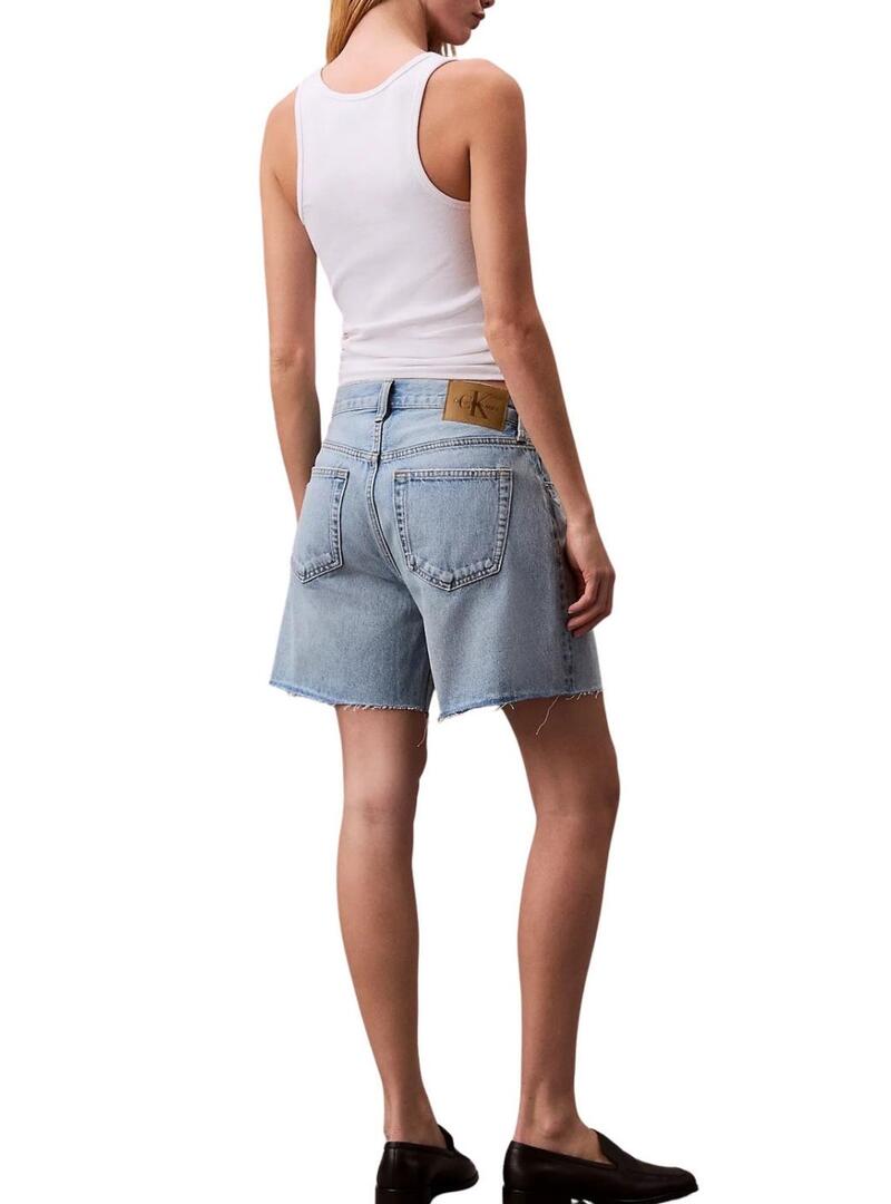 Bermudas Calvin Klein Jeans dos anos 90 para mulheres