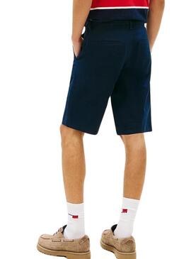 Bermudas Tommy Jeans Scanton azul marinho para homem