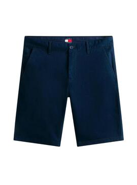 Bermudas Tommy Jeans Scanton azul marinho para homem