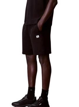 Bermudas Calvin Klein Jeans Badge preto para homem