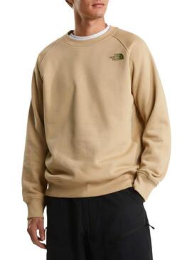 Moletom The North Face Box bege para homem