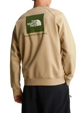 Moletom The North Face Box bege para homem