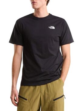 Camiseta The North Face Celebration preta para homem.