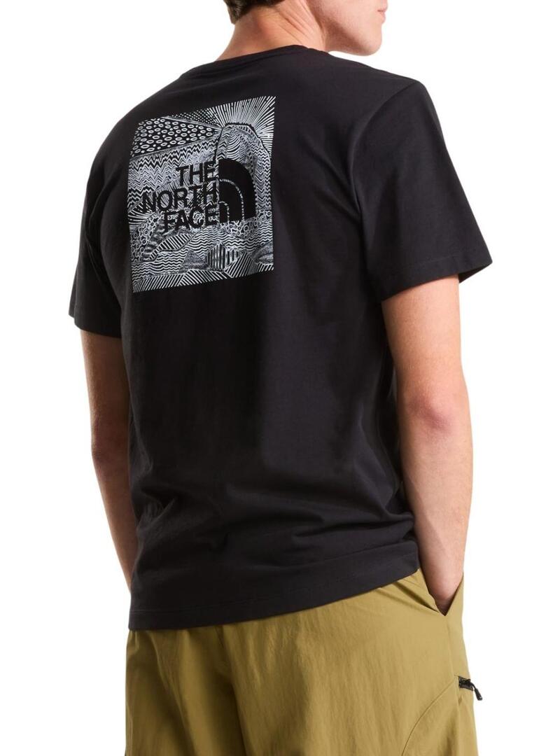 Camiseta The North Face Celebration preta para homem.
