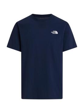 Camiseta The North Face Evo Box azul para homem