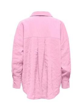 Camisa Only Zazima rosa para mulher.