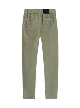 Calças Mayoral Jogger Veludo cotelê Marrom para Menino