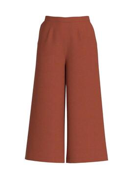 Calças culotte Vila Prisilla terracota para mulher