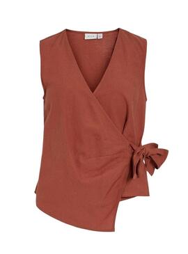 Top Vila Prisilla em telha para mulher