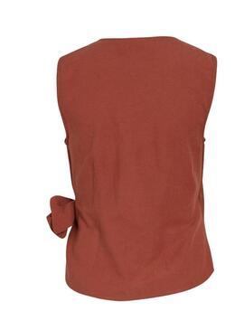 Top Vila Prisilla em telha para mulher