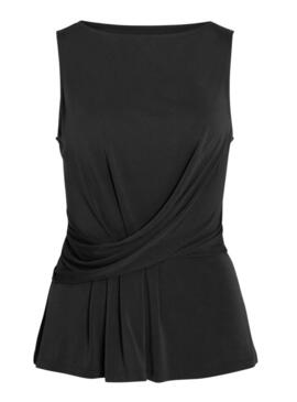 Top Vila Modala preto para mulher