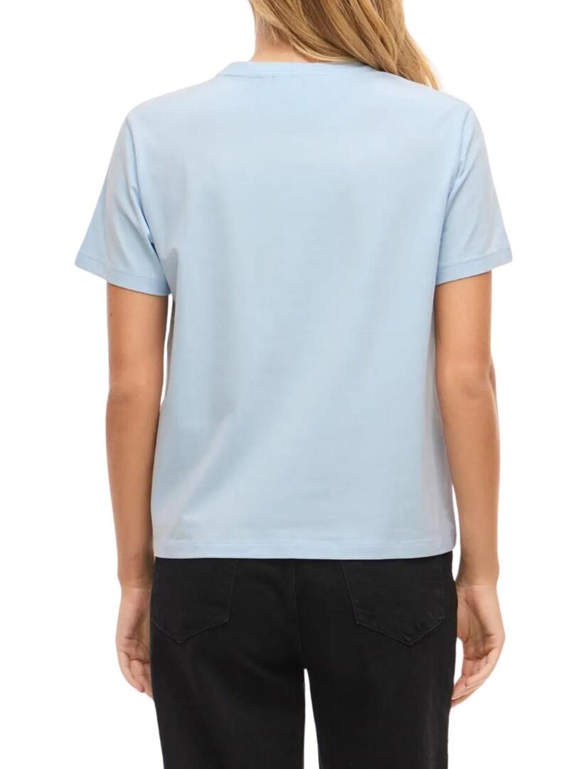 Camisa Vila Nora azul para mulher.