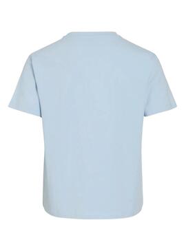 Camisa Vila Nora azul para mulher.