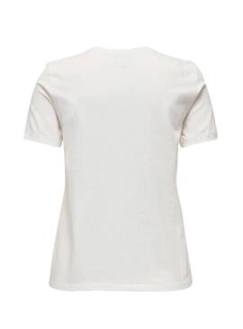Camisa Only Lenja branca para mulher.