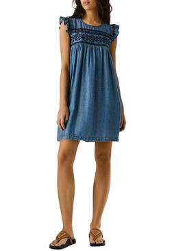Vestido Pepe Jeans Cindy azul para mulher