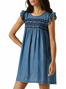 Vestido Pepe Jeans Cindy azul para mulher