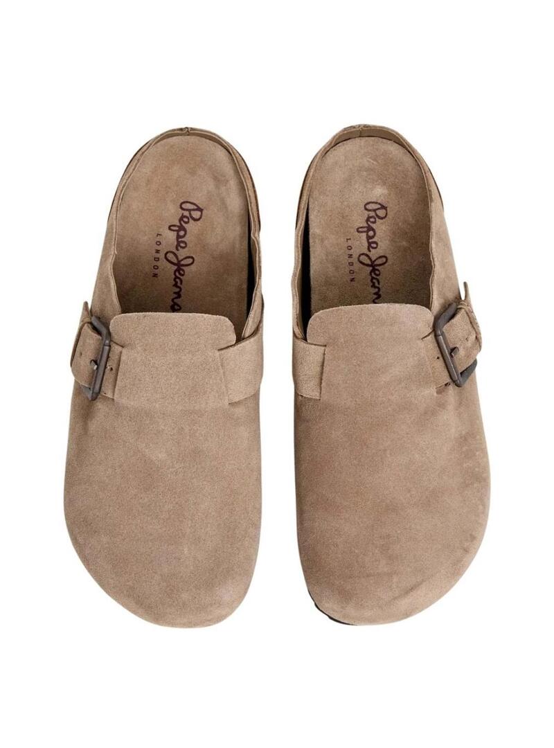 Tamancos Pepe Jeans Corby bege para homens