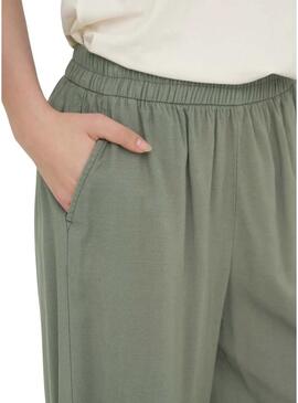 Calça Only Laris verde para mulher