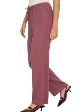 Calça Only Siesta rosa para mulher