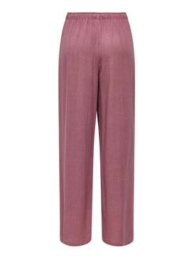 Calça Only Siesta rosa para mulher