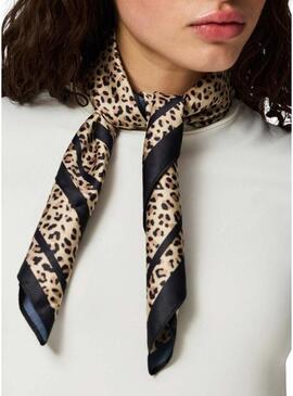 Lenço Pieces Bambi leopardo para mulher