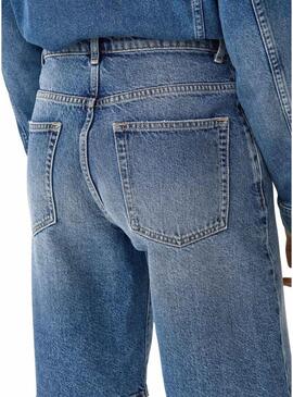 Bermuda jeans azul mate Only para mulher.