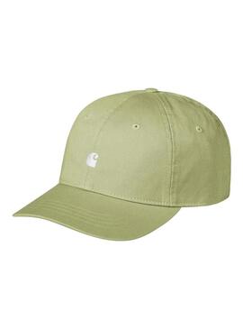 Boné Carhartt Madison Logo verde para homem e mulher.