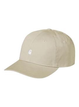 Boné Carhartt Madison Logo bege para mulher e homem.