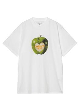 Camiseta Carhartt Spoiled branca para homem.