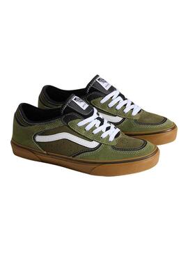 Tênis Vans Rowley verde para homens