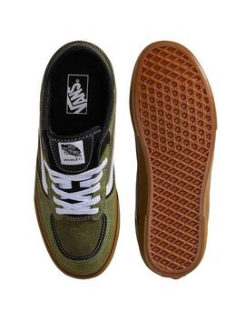 Tênis Vans Rowley verde para homens