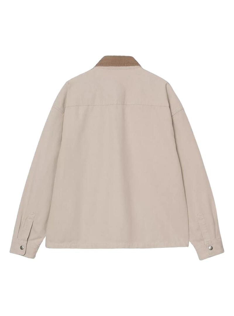 Jaqueta Carhartt Prescott bege para homem.