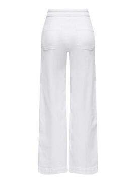 Calça jeans branco Only Madison para mulher.