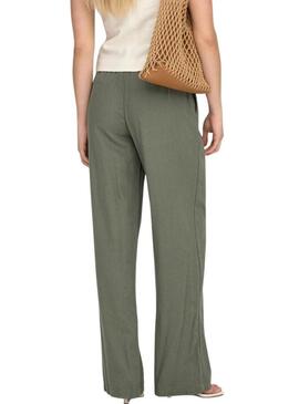 Calças verdes Only Goa para mulher.